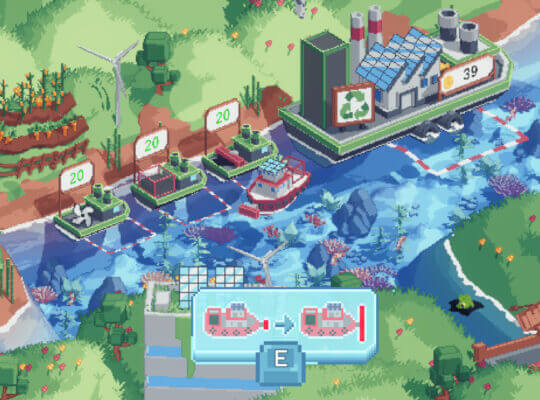 Spilled cleanup sim ocean cleanup screenshot